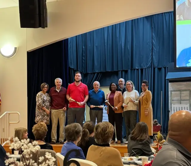 Big congrats to Braxton Kirby, who was surprised with the Golden Hammer Award from Greater Matthews Habitat for Humanity! 🏆

Braxton went above and beyond on the 356 Crestdale Road project — tackling a tricky timber pile design, multiple site visits, and helping the Habitat team get their slab approved by the county.

He says he “didn’t think it was anything out of the ordinary,” but clearly others noticed the extra effort! 👏 🦅 

#MatthewsNC #LocalEngineering #BuildingBetterTogether #EagleEngineering #TeamEagle #BuiltByEagle #EngineeringInAction #ProudPartner #GoldenHammerAward #CommunityStrong
